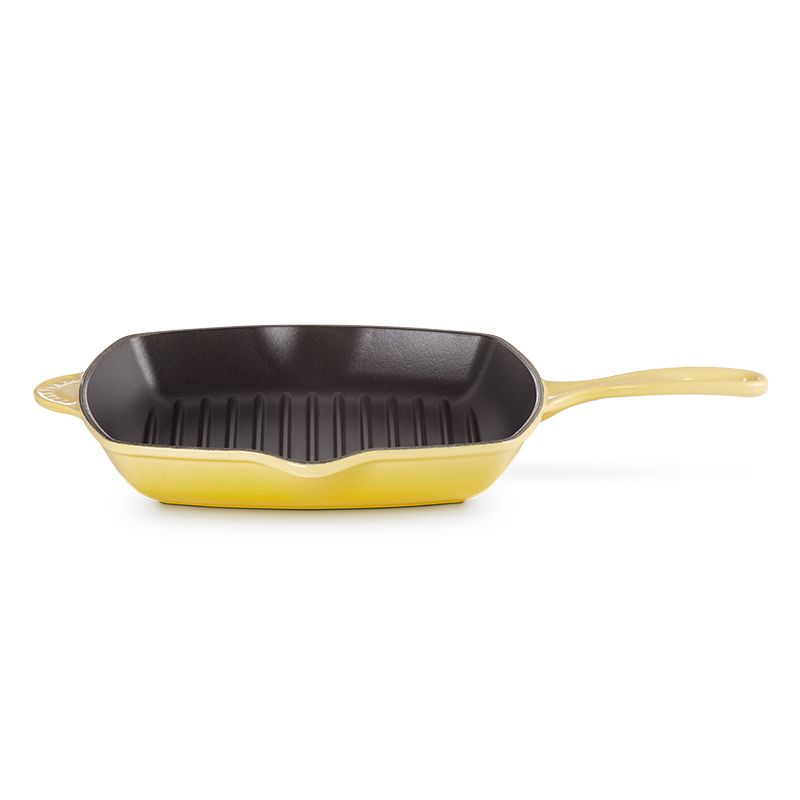 LE CREUSET 琺瑯鑄鐵鍋單柄方烤盤26cm (閃亮黃)