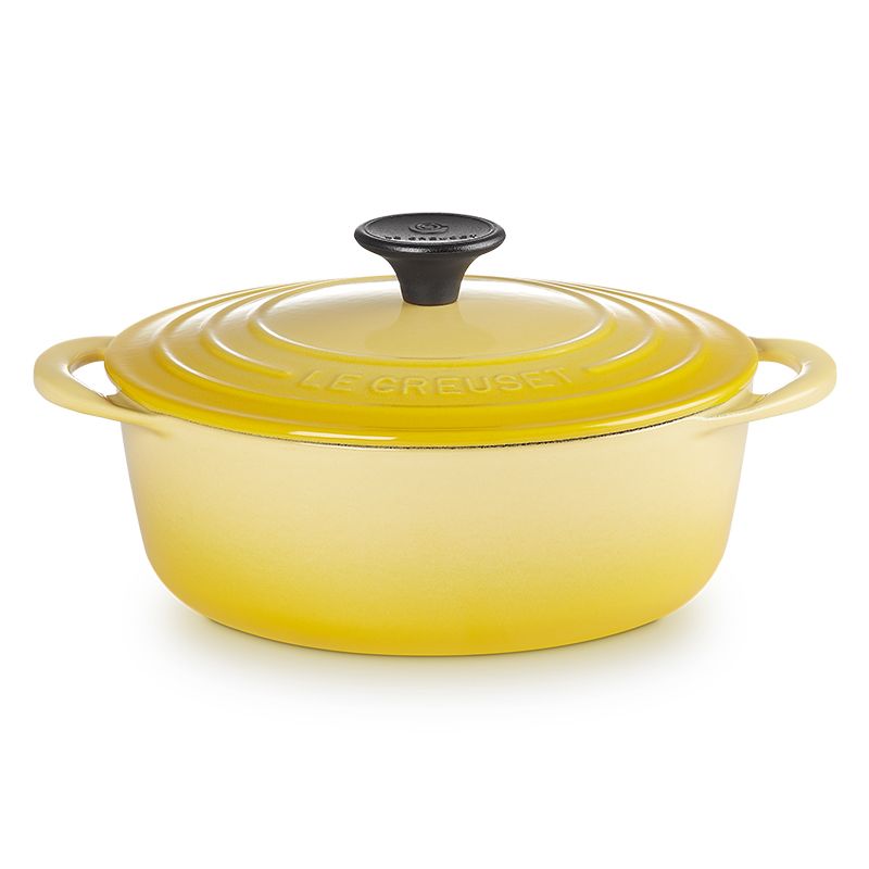 LE CREUSET -琺瑯鑄鐵鍋BIS圓鐵鍋18cm (櫻桃紅/閃亮黃)