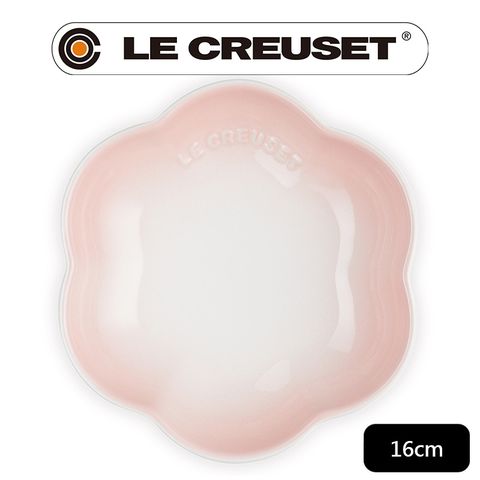 LE CREUSET -繁花系列瓷器花型盤16cm (淡粉紅)