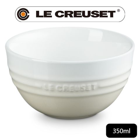 LE CREUSET -瓷器韓式飯碗350ml (蛋白霜)