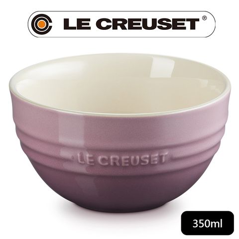 LE CREUSET-瓷器韓式飯碗350ml  (錦葵紫)