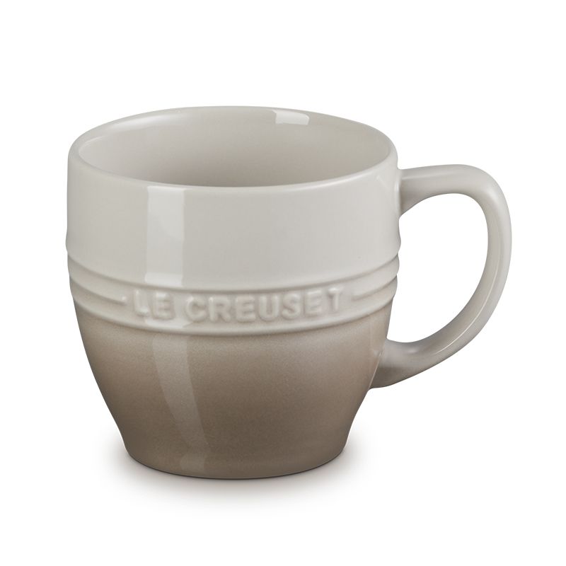 LE CREUSET -瓷器輕虹霓彩系列英式馬克杯350ml (肉豆蔻)