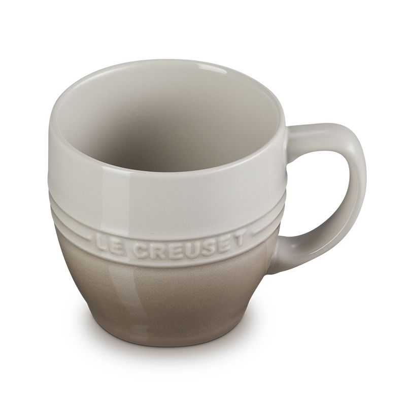 LE CREUSET -瓷器輕虹霓彩系列英式馬克杯350ml (肉豆蔻)