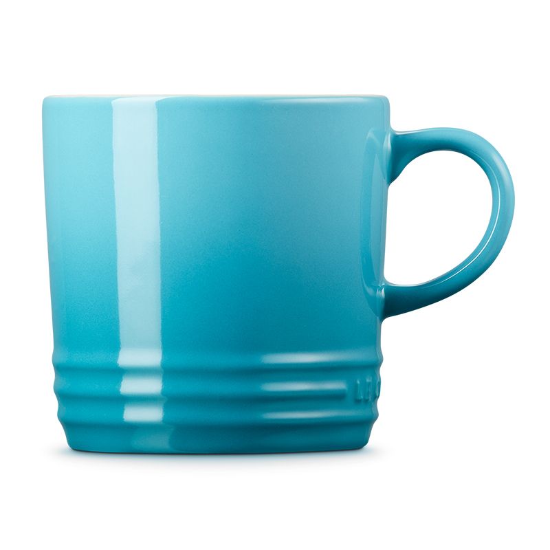 LE CREUSET -瓷器英式馬克杯350ml (加勒比海藍-無盒)