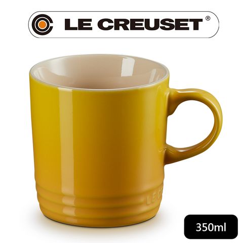 LE CREUSET -瓷器英式馬克杯350ml (芥末黃)