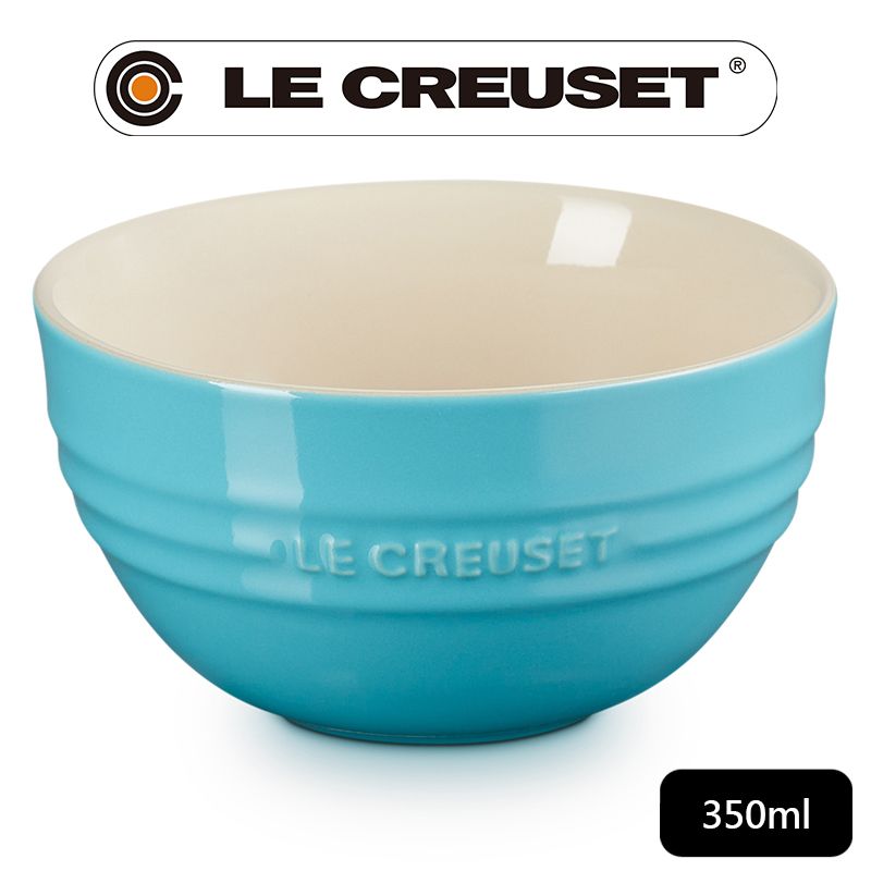 LE CREUSET -瓷器韓式飯碗350ml (土耳其藍)