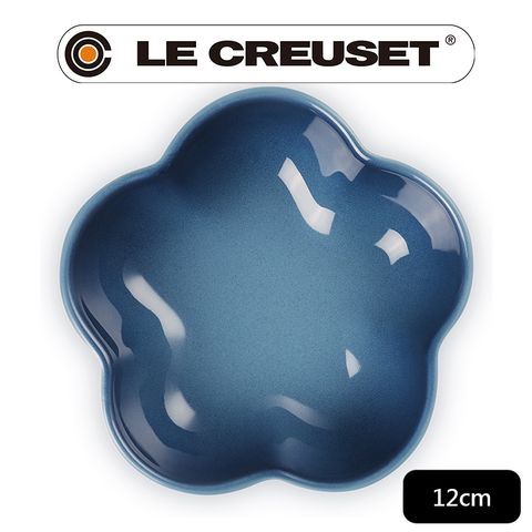 LE CREUSET -瓷器花型盤 (小) 12cm(水手藍)