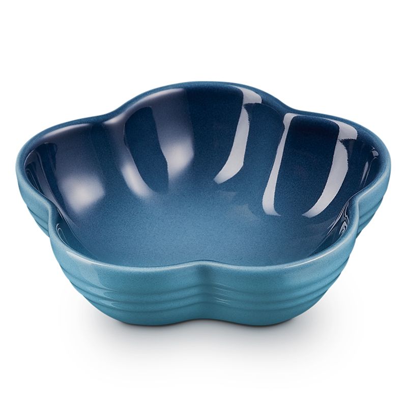 LE CREUSET -瓷器花型盤 (小) 12cm(水手藍)