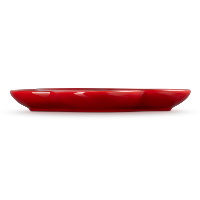 LE CREUSET -瓷器花型盤 19 cm (櫻桃紅)