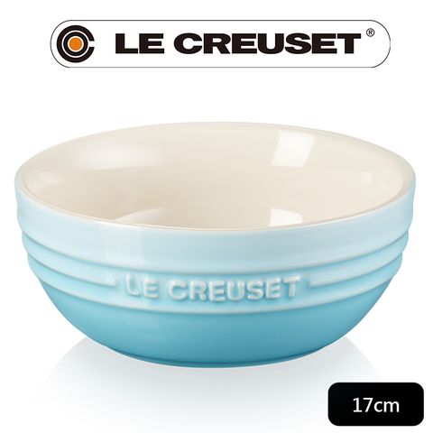 LE CREUSET-瓷器麵碗17cm (水漾藍)
