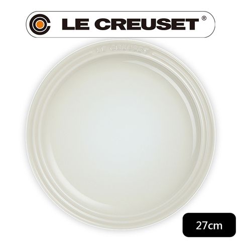 LE CREUSET-瓷器圓盤 27cm (蛋白霜)