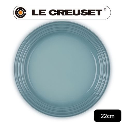 LE CREUSET-瓷器沙拉盤 22cm (海洋之花)
