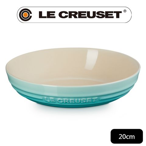 LE CREUSET-瓷器深圓盤 20cm (薄荷綠)