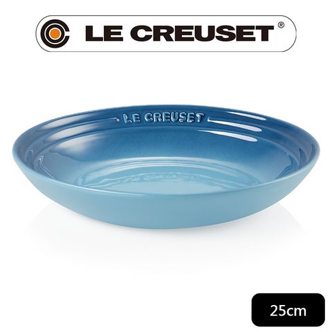 LE CREUSET-瓷器義麵盤 25cm  (水手藍)