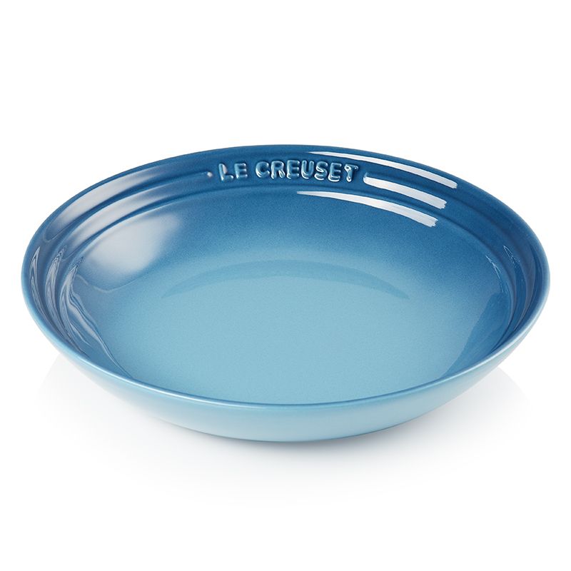 LE CREUSET -瓷器義麵盤 25cm  (水手藍-無盒)