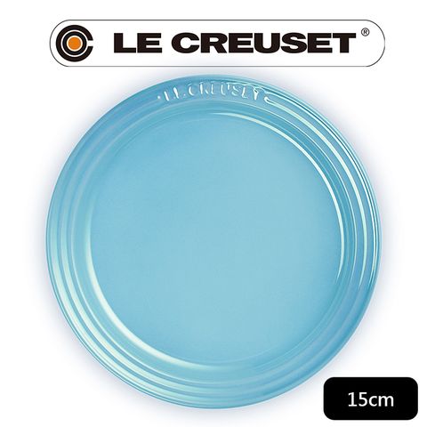 LE CREUSET 瓷器圓盤 15cm (亮藍-無盒)