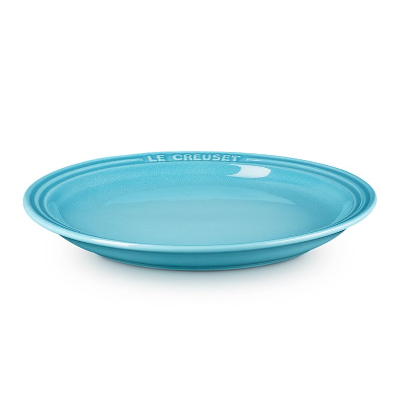 LE CREUSET 瓷器圓盤 19cm (加勒比海藍-無盒)