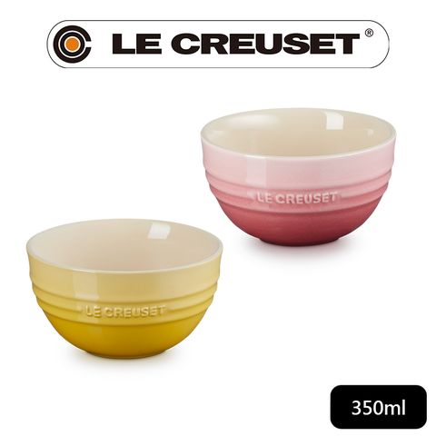LE CREUSET-瓷器韓式飯碗350ml  (多色任選)