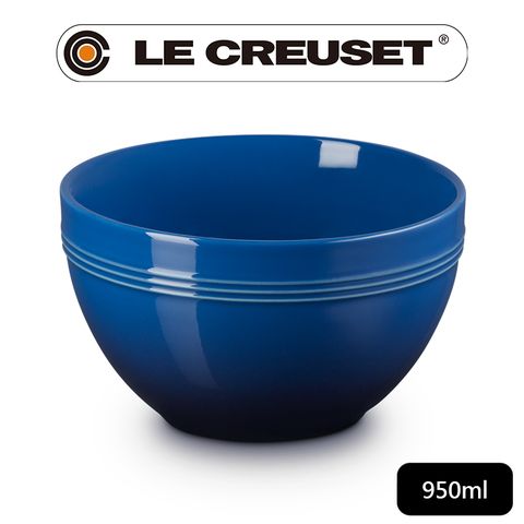 LE CREUSET-瓷器舊金山系列麵碗950ml (琉璃藍)
