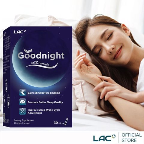 LAC 利維喜 夜安眠粉末30包-橘子口味(甘胺酸/TritiTide專利小麥苗/米胚芽/磷脂醯絲胺酸/洋甘菊)