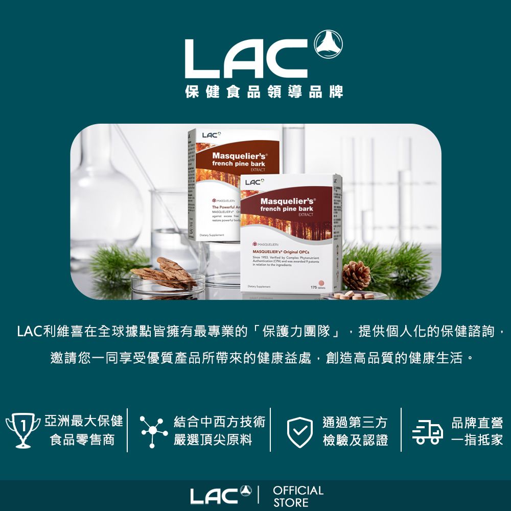 LAC 利維喜  2入組 三效C500食品錠90錠(維生素C/保護力/穀胱甘肽/葡萄籽)