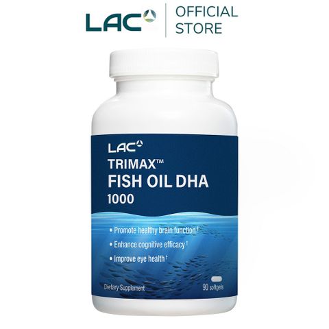 LAC 利維喜 DHA魚油1000膠囊60顆(DHA/-3脂肪酸/思緒靈活/孕媽咪)