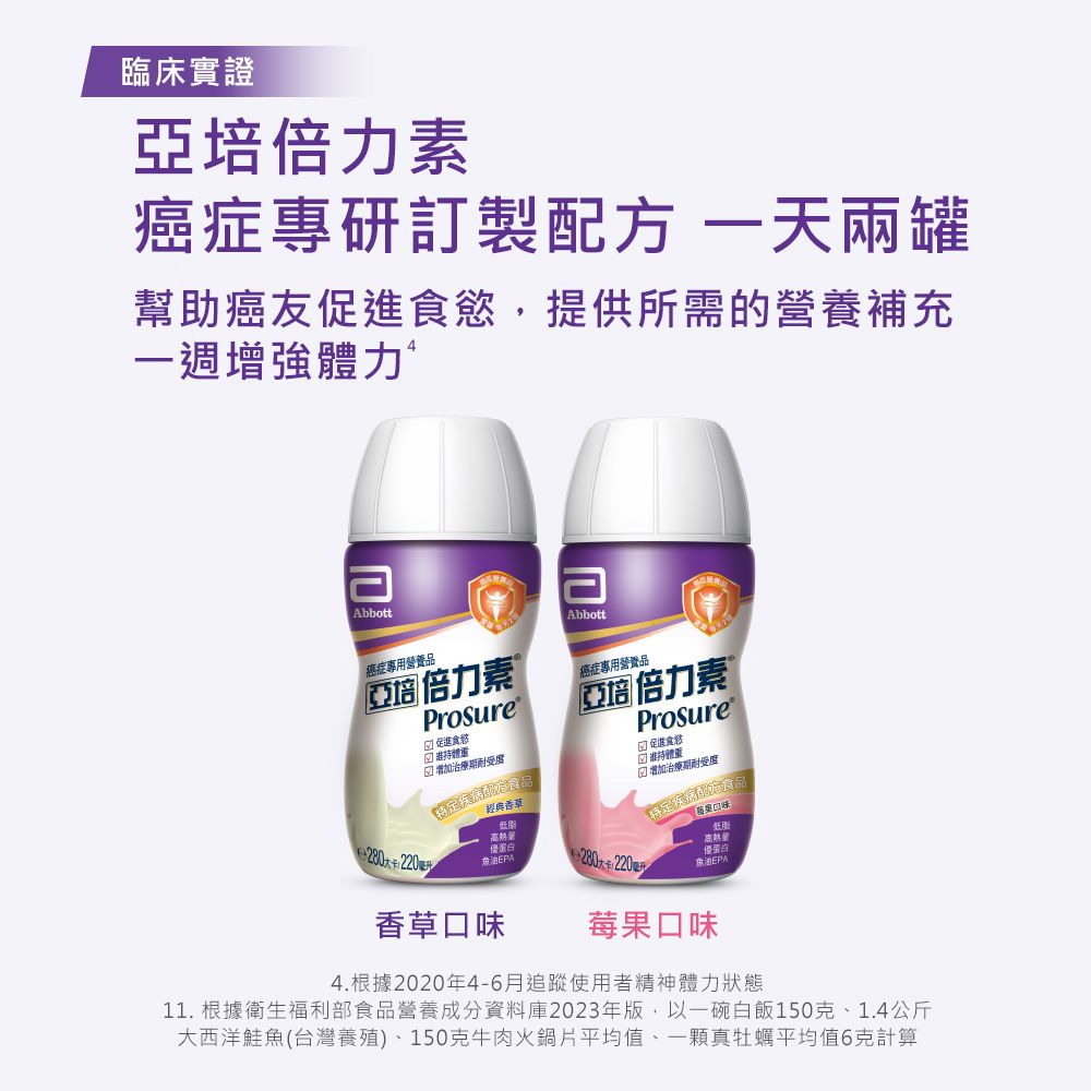 Abbott 亞培 倍力素癌症專用即飲配方-莓果口味(220mlx24入/箱)
