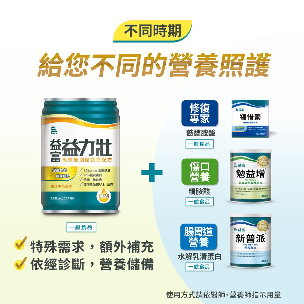 益富 益力壯高效魚油優蛋白配方-果汁牛奶風味237ml*48入(低糖)