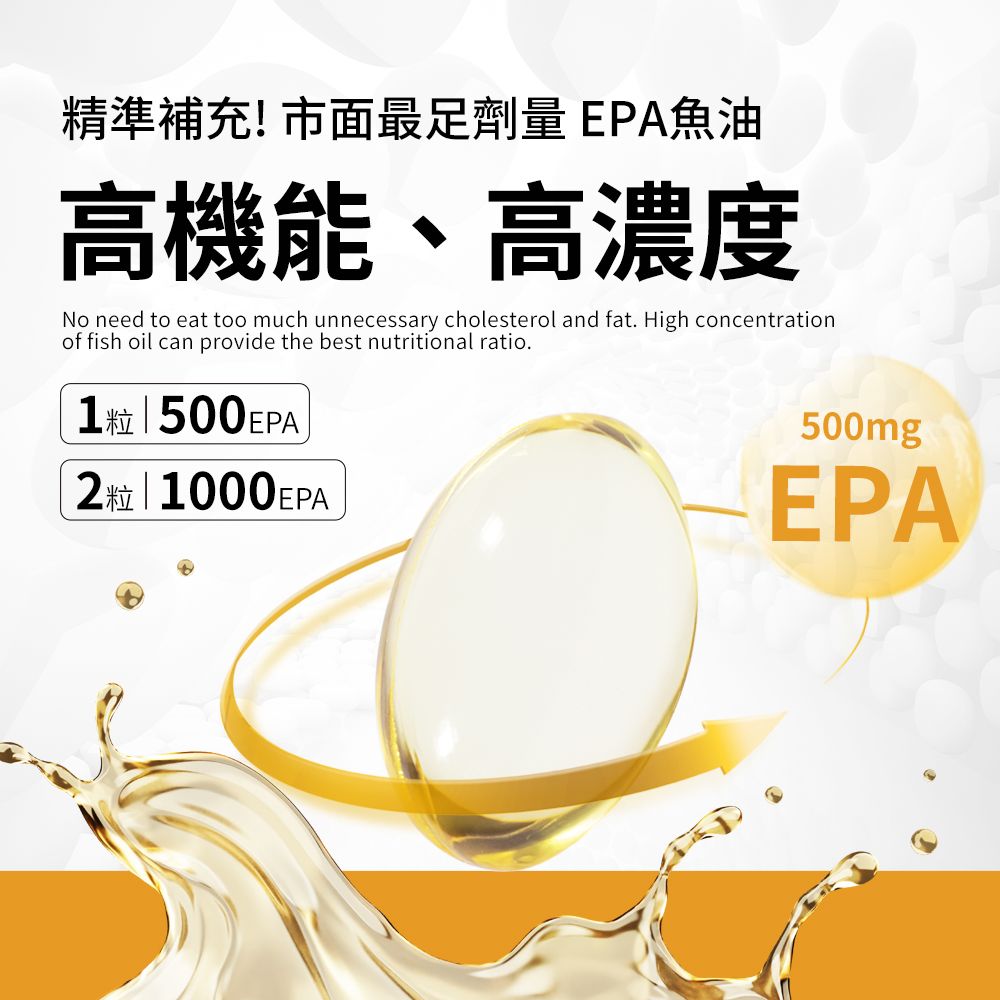 Dechuang 德創生技 EPA 90 mini 魚油 醫師推薦 快樂魚油 (1盒組 30粒/盒)