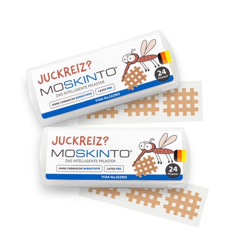 德國MOSKINTO 魔法格醫療用貼布 便攜款2入 (24貼/盒 未滅菌)