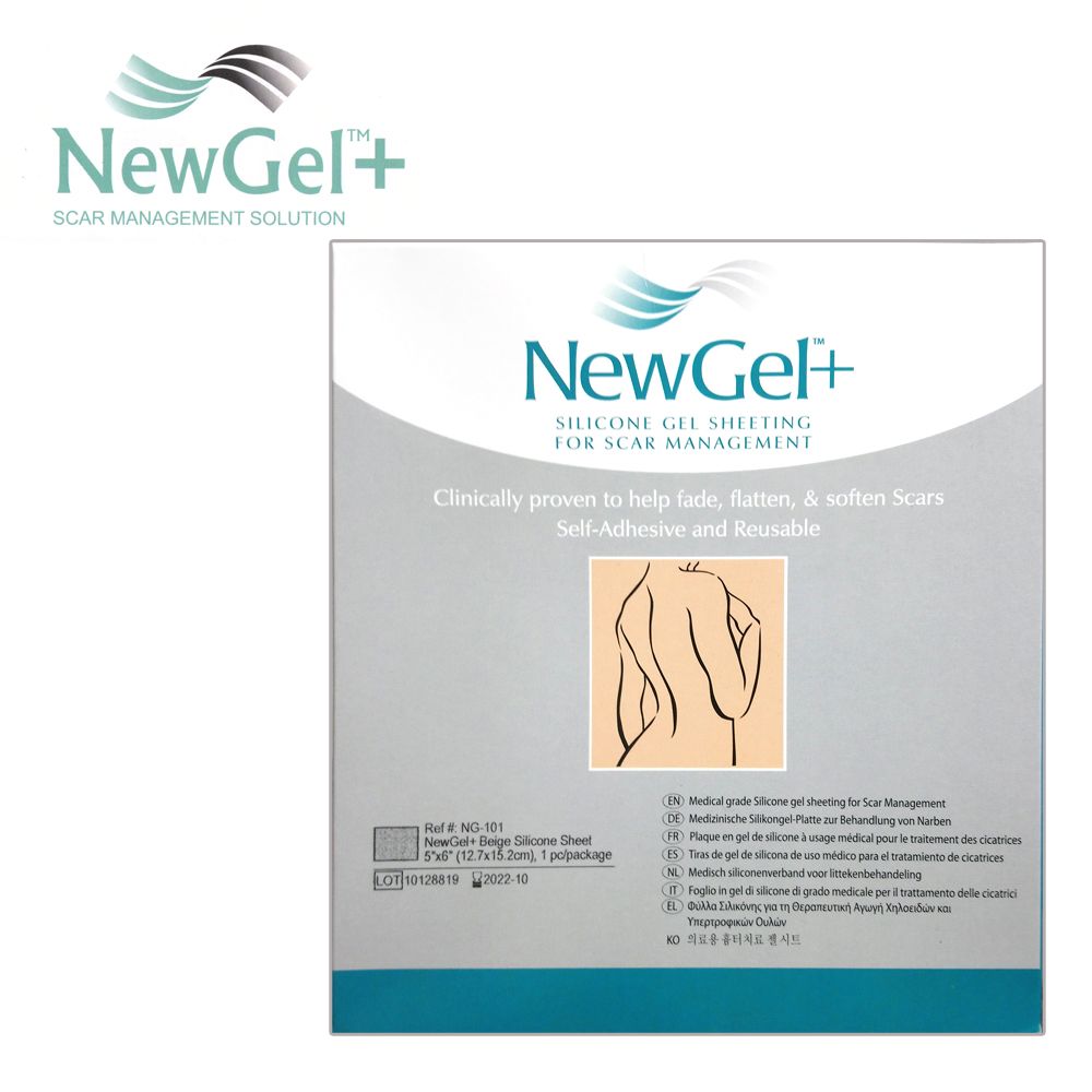 【新醫 NewGel+】疤痕矽膠貼片/欣肌除疤貼片(大片-15.2x12.7cm)
