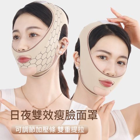MUAN 日夜雙效紅外線瘦臉帶 瘦臉面罩V臉帶 睡眠止鼾帶 止鼾器