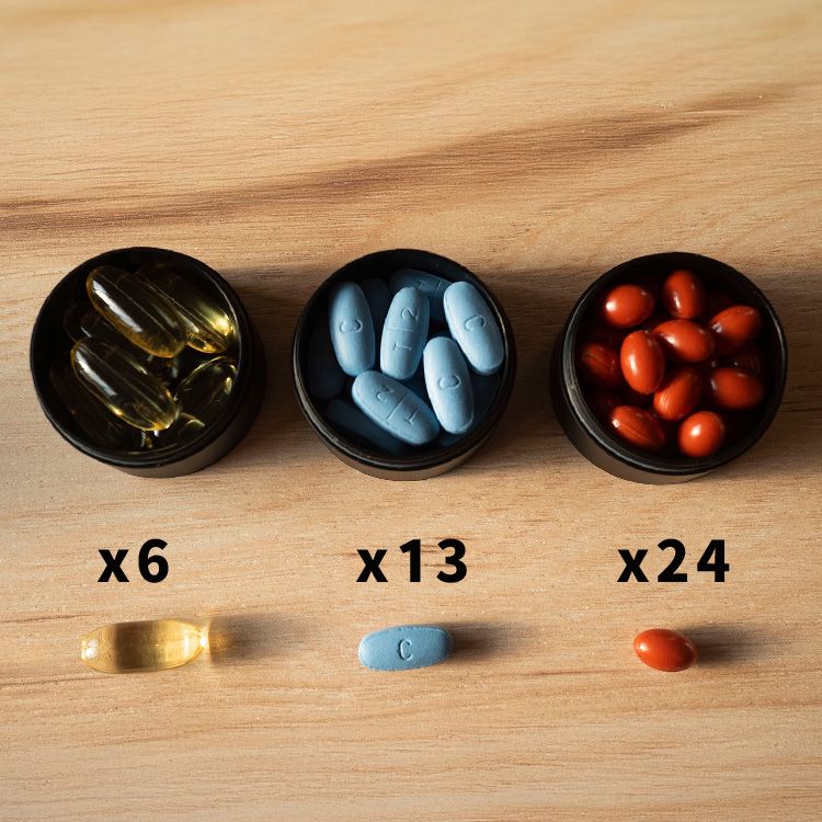 Ankomn 營養氣密艙｜保健品分裝盒、藥盒、藥罐、收納盒、保鮮罐、密封罐