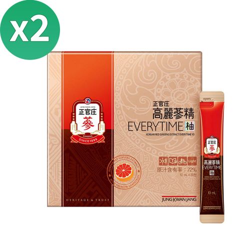 正官庄 高麗蔘精EVERYTIME 柚 (10mlx30入x2盒)