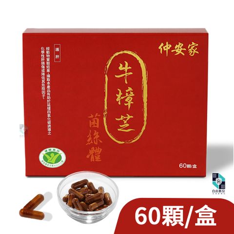 仲安家Antromax®牛樟芝菌絲體膠囊