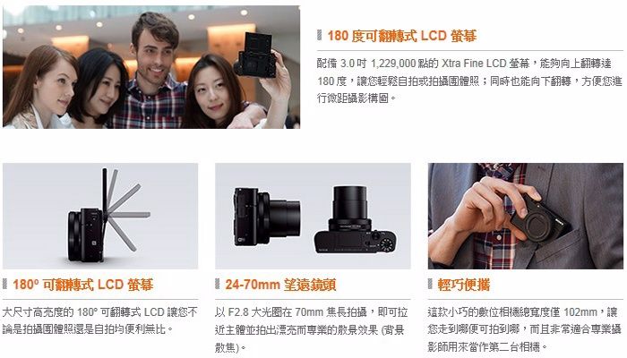 SONY DSC-RX100M3(公司貨) - PChome 24h購物