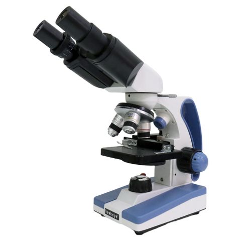 hawkeye 40-1600倍 雙眼生物顯微鏡 上下LED可調光源 XY軸移動尺式平台 複式顯微鏡