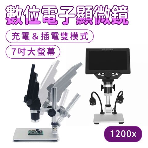 SHM-MSP1200 電子顯微鏡帶螢幕/7吋1200倍(保固2年)