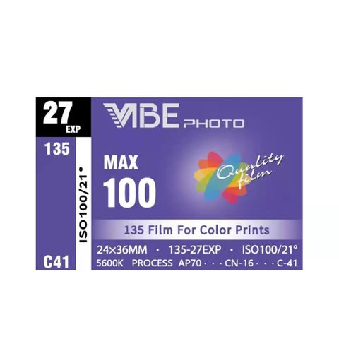 德國 VIBE 135 彩色膠卷負片 底片 ISO 100 27張