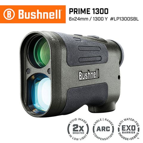 Bushnell 倍視能 【美國  】Prime 1300 先鋒系列 7-1300碼 6x24mm 雷射測距望遠鏡 LP1300SBL (公司貨)