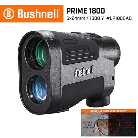 Bushnell 倍視能 【美國  】Prime 1800 先鋒系列 5-1800碼 6x24mm 智慧顯色雷射測距望遠鏡 LP1800AD (公司貨)