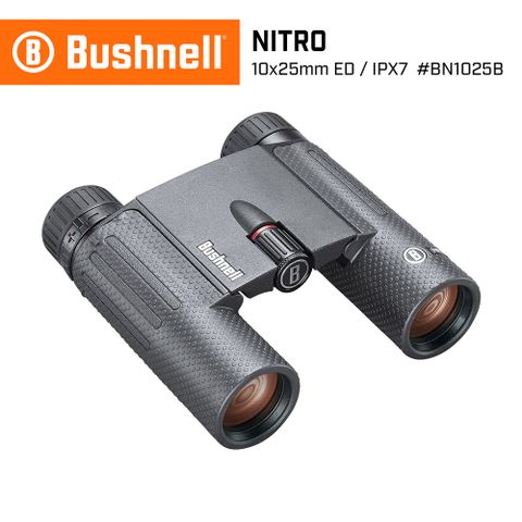 Bushnell 倍視能 10x25mm ED螢石輕便型雙筒望遠鏡 Nitro 戰硝系列 BN1025B