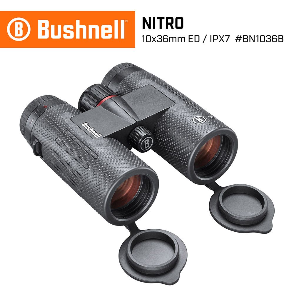 Bushnell 倍視能 【美國  】Nitro 戰硝系列 10x36mm ED螢石中型雙筒望遠鏡 BN1036B (公司貨)