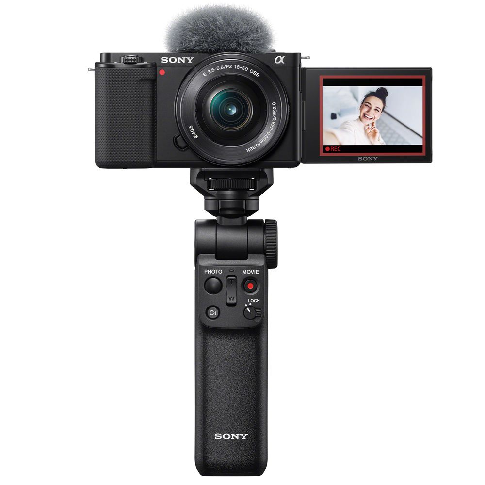 SONY 索尼  ZV-E10 + 16-50mm SELP1650 手持握把組合 黑 公司貨