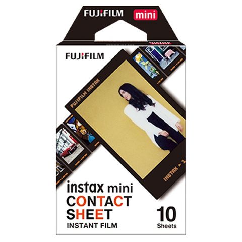 FUJIFILM 富士 instax mini 底片 新版 黑框底片 一入/10張 拍立得底片