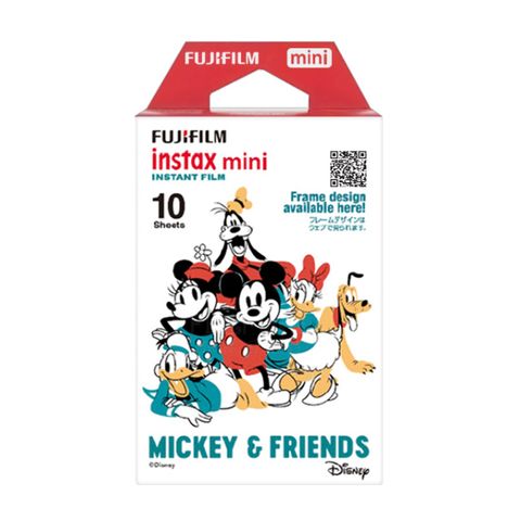 FUJIFILM 富士 instax mini 底片《MICKEY & FRIENDS 米奇朋友》一入/10張