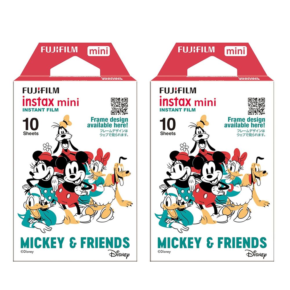 FUJIFILM 富士  instax  mini  MICKEY MOUSE 米奇好朋友(2入組)