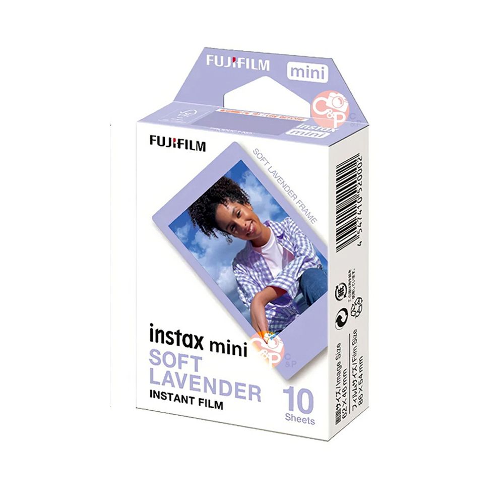 FUJIFILM 富士  instax mini 底片《SOFT LAVENDER 薰衣草紫》一入/10張