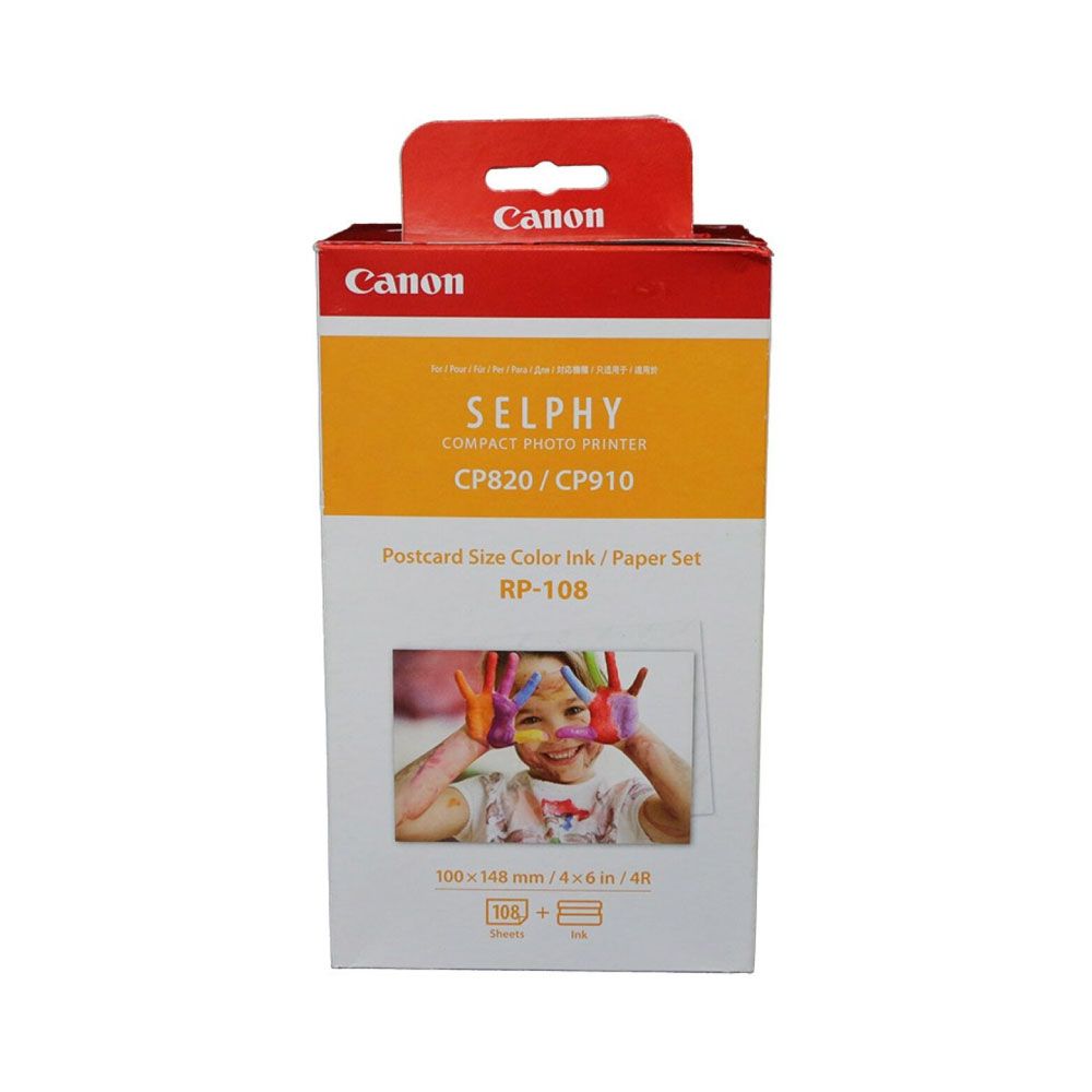Canon 佳能  4x6相片紙含色帶*108張(RP-108)_二入組