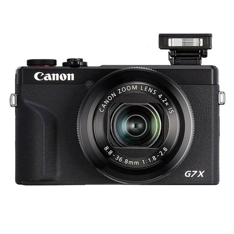 128G布套腳架組▼支援Youtube直播服務Canon PowerShot G7 X Mark III (公司貨)-黑色
